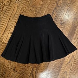Abercrombie & Fitch Black pleated skirt size XS